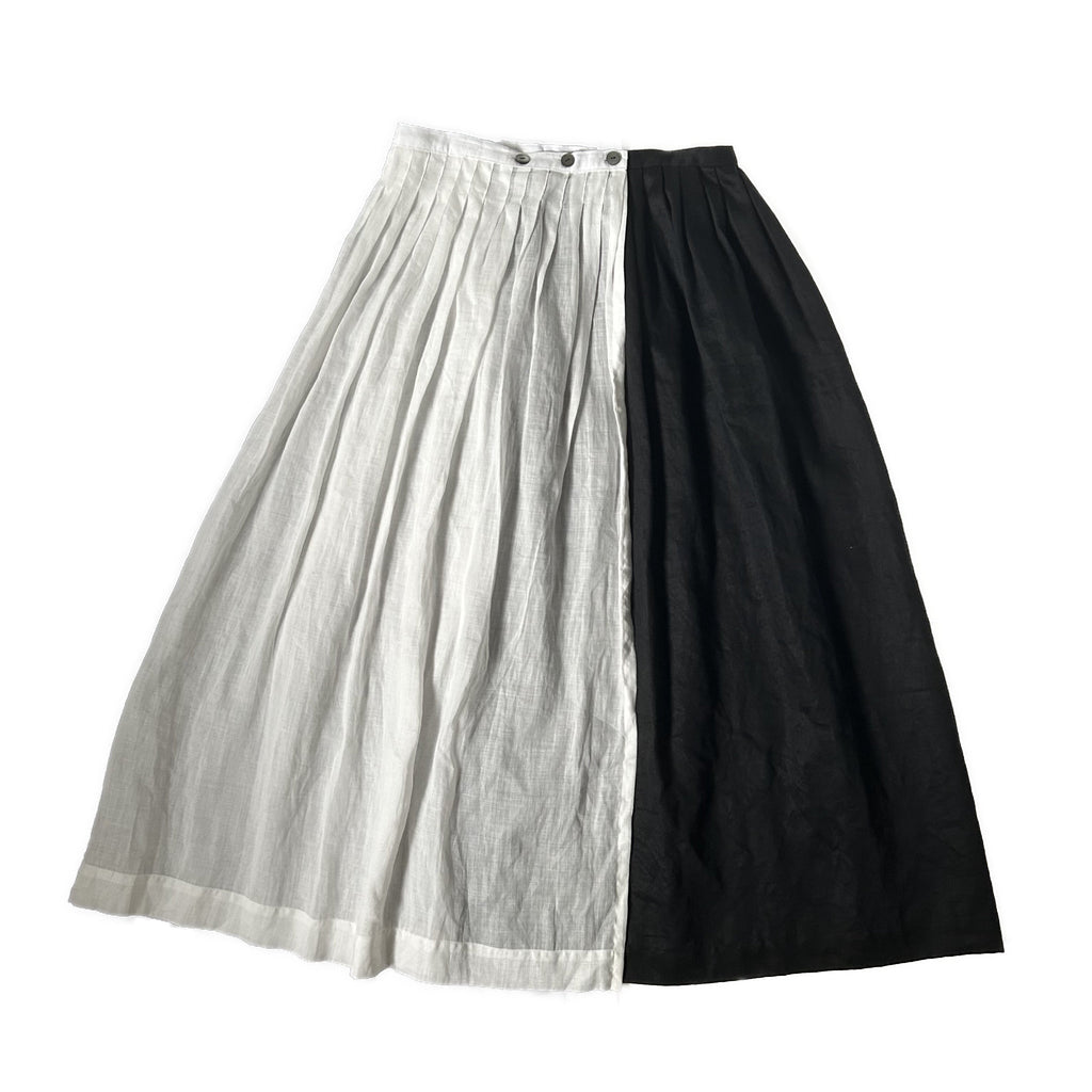 tuck wrap long skirt– NEUTAG
