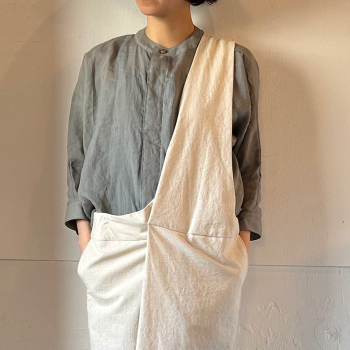 Ramie lawn 2way Dolman Sleeve Brouse