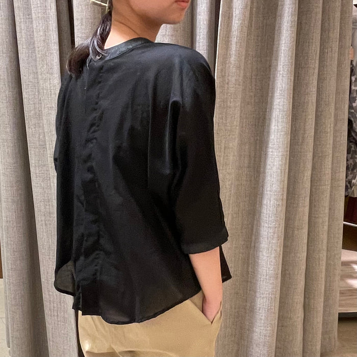 Ramie lawn 2way Dolman Sleeve Brouse