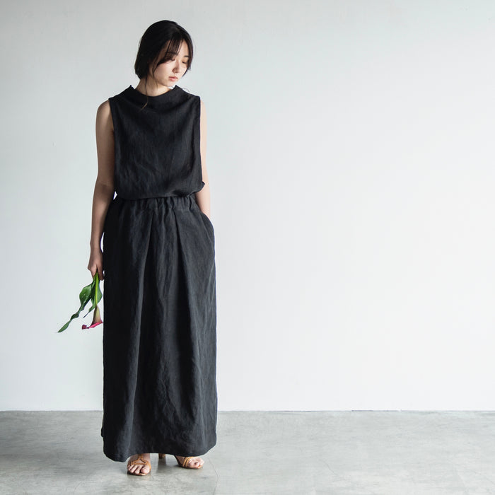 Linen nosleeve vest