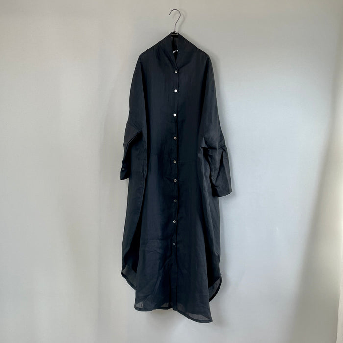 Ramie lawn  cocoon shirt
