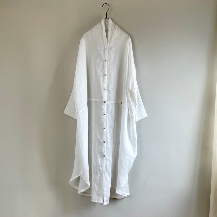 Ramie lawn  cocoon shirt