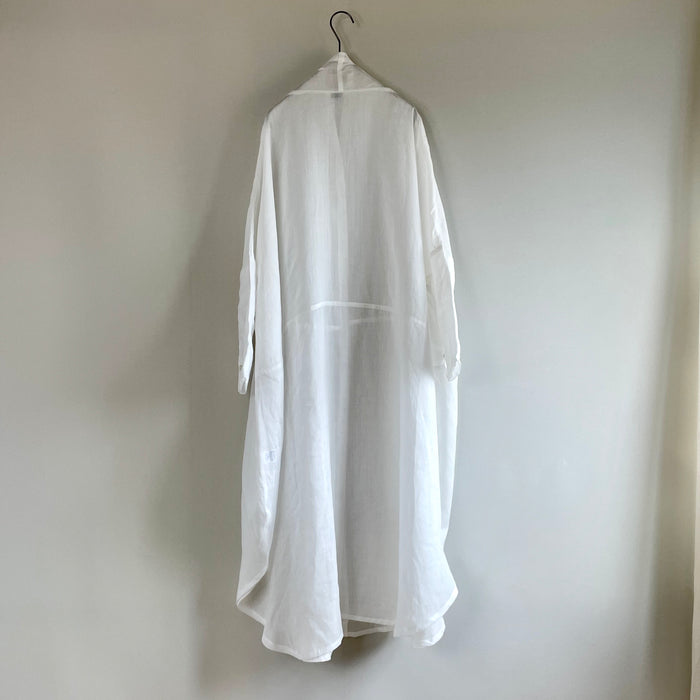 Ramie lawn  cocoon shirt
