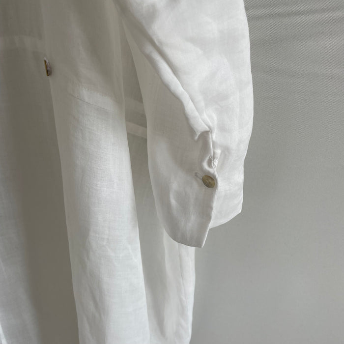 Ramie lawn  cocoon shirt