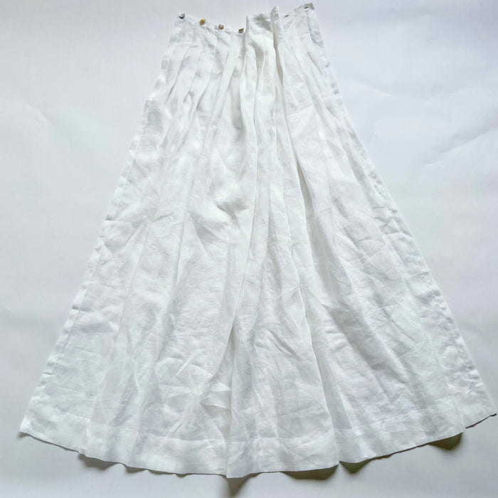 tuck wrap long skirt