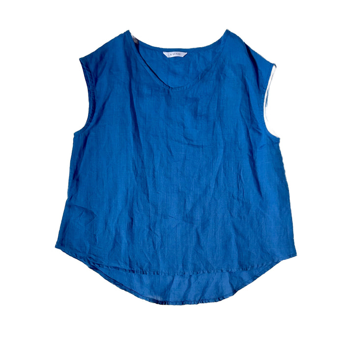 Ramie lawn　Frenchsleeve tops