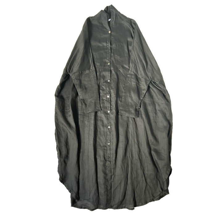 Ramie lawn  cocoon shirt
