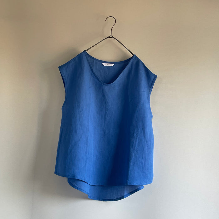 Ramie lawn　Frenchsleeve tops
